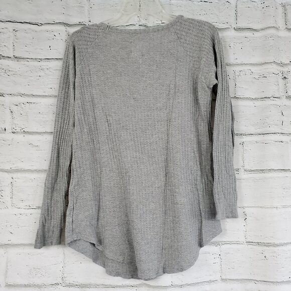 Chaser long sleeve raw hem thermal gray - Picture 5 of 6